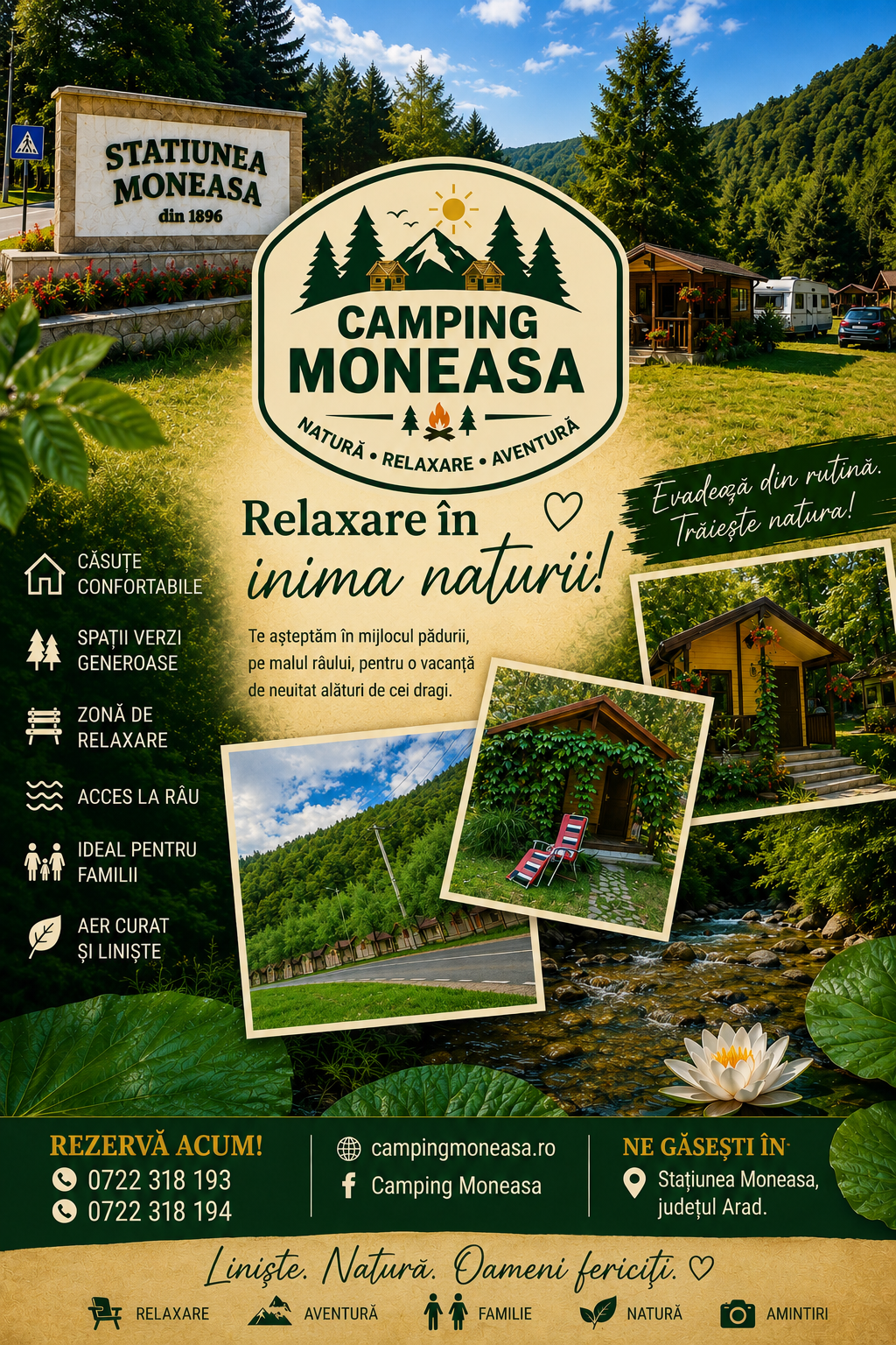 Moneasa și Camping Moneasa